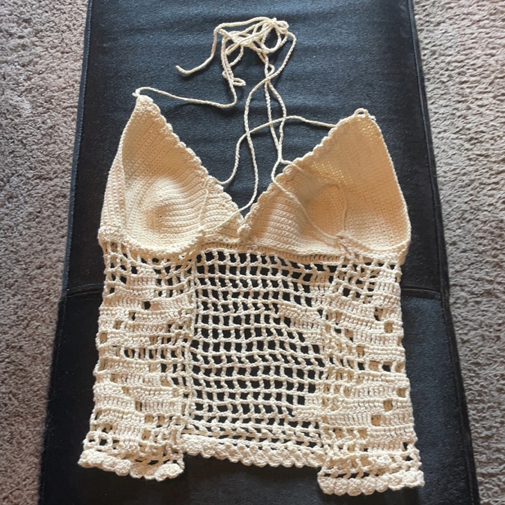 Crocheted tank top